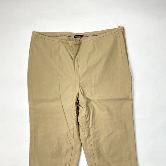 J Mclaughlin Margot Pants Women 12 EUC Stretch Rayon Flat Front Zip Closure - Picture 3 of 12